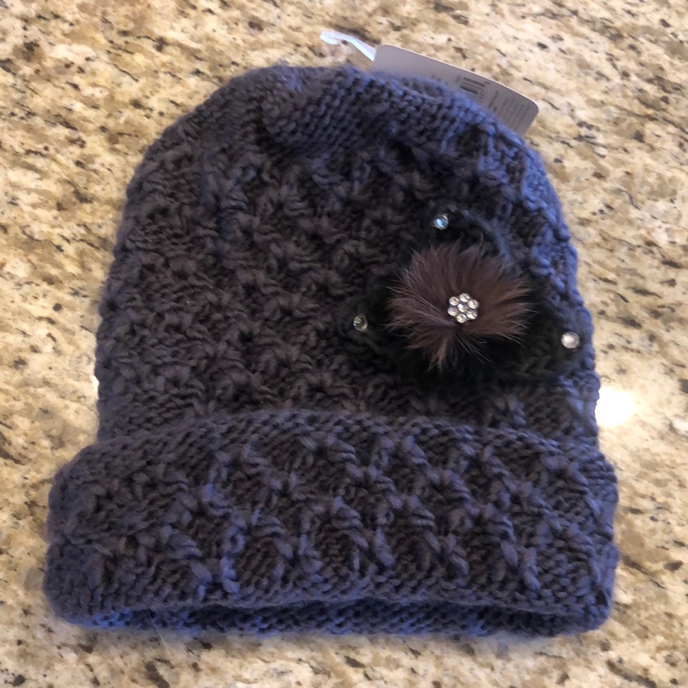 NWT TREND For You Purple Beanie Sz OS